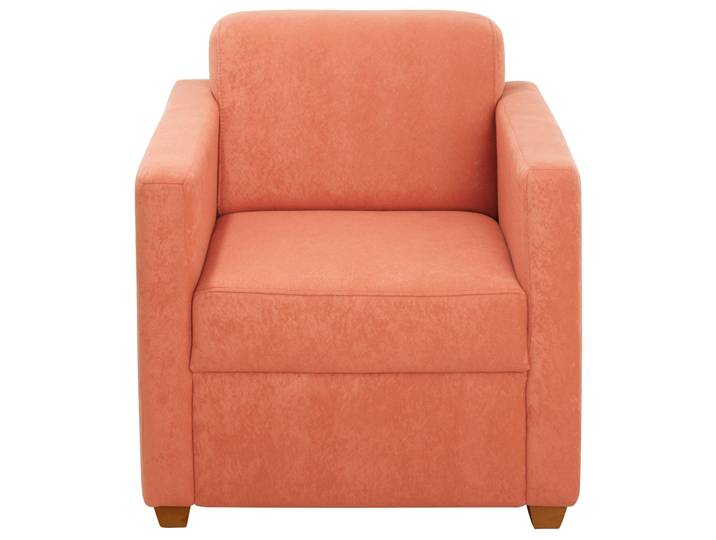 Sessel HOME AFFAIRE Belfort , orange (terra), B:78cm H:80cm T:83cm, Struktur fein ( 100% Polyester);Luxus-Microfaser (100% Polyester);Luxus-Microfaser Vintageoptik(100% Polyester), Sessel, Sessel, mit Federkern