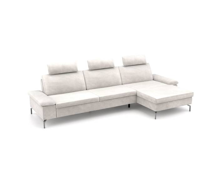 Ecksofa 108 - Beige/Braun (Cremeweiß) - Softwolle
