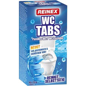Reinex WC-Reiniger 1100, WC-Tabs, mit Frischeduft, Pack 16 Stück