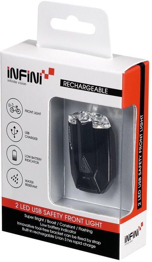 Fahrradbeleuchtung "Infini Lava I-260W", schwarz, Fahrradlampen, Fahrradbeleuchtung schwarz Einheitsgröße