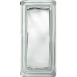 Glassblocks Glasbaustein klar 9x19x8 cm glanz 1909W