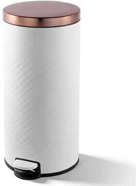 Innovaze 8 Gal./30 Liter Round Shape Step-on Trash Can with Diamond body design for Kitchen