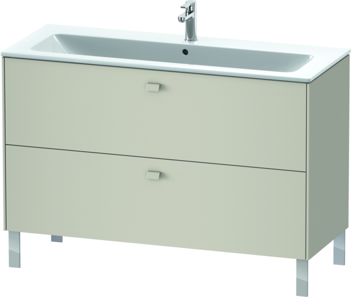 Duravit Brioso Waschtischunterbau BR440409191 1220x479mm, Taupe, 2 Auszüge