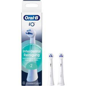 Oral-B Aufsteckbürsten iO Interdental Reinigung, weiß, 2 Stück