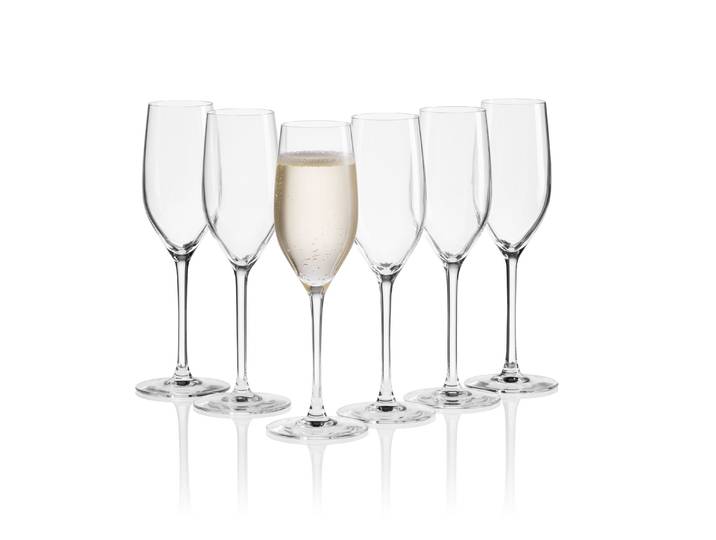 Sektglas MÄSER Il Premio , transparent, 6 Stk., Trinkgefäße, Sektglas