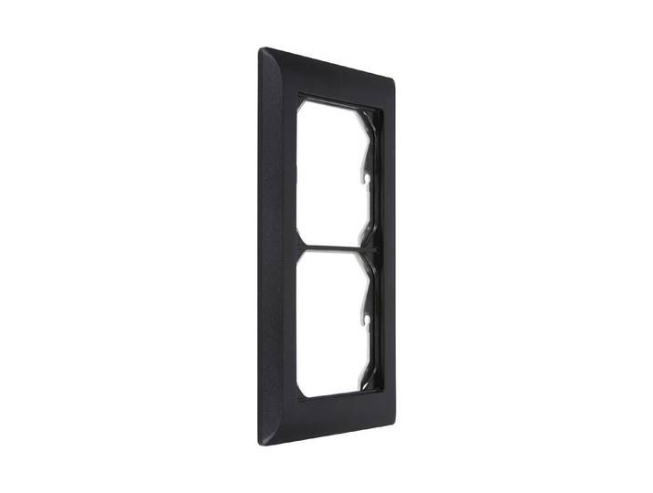 Hager Abdeckrahmen Schwarz 92 × 7 mm