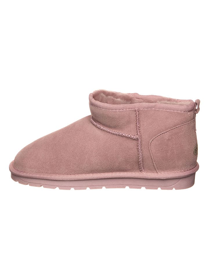 NICEBAY Leder-Boots "Mina" in Altrosa - 37