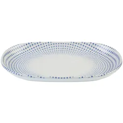 IDFine Harmony Blue Magnus Oval Platter 14 cm 12 Stück