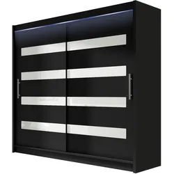 KLEIDERSCHRANK London XI, mit RGB LED Beleuchtung
