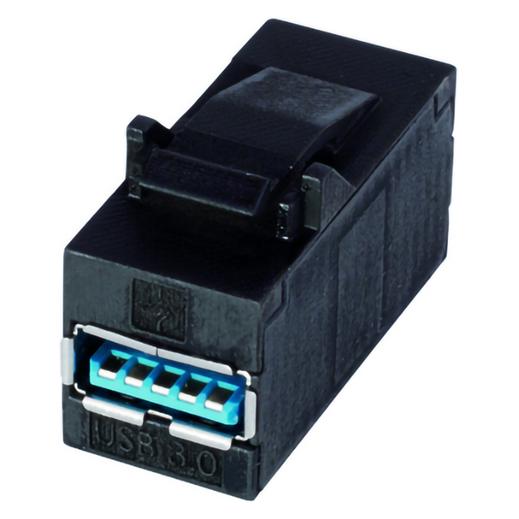 Telegärtner USB-Keystone 3.0 f-f Typ A RAL9003 (Keystone Modul, Netzwerk Kupplung) (J00029A0108)