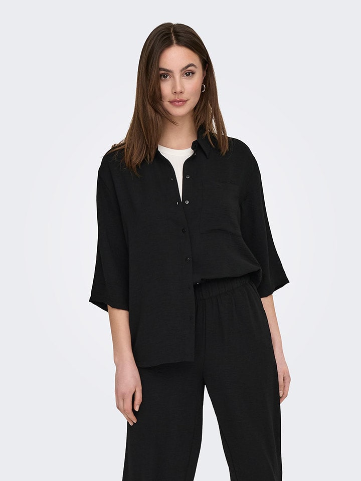 JDY Bluse in Schwarz - S