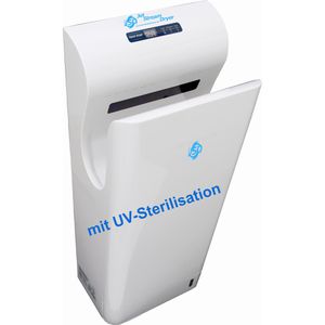 JSD JSD Händetrockner  -UVclean, 60131, Jet-Luftstrom, weiß, Infrarot vollautomatisch, 2050W, HEPA-Filter UVC-Sterilisation