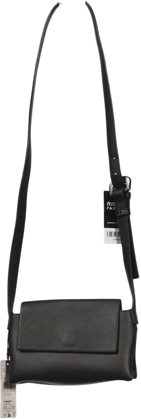 Mango Damen Handtasche klein, Schwarz, Kunstleder - Second Hand