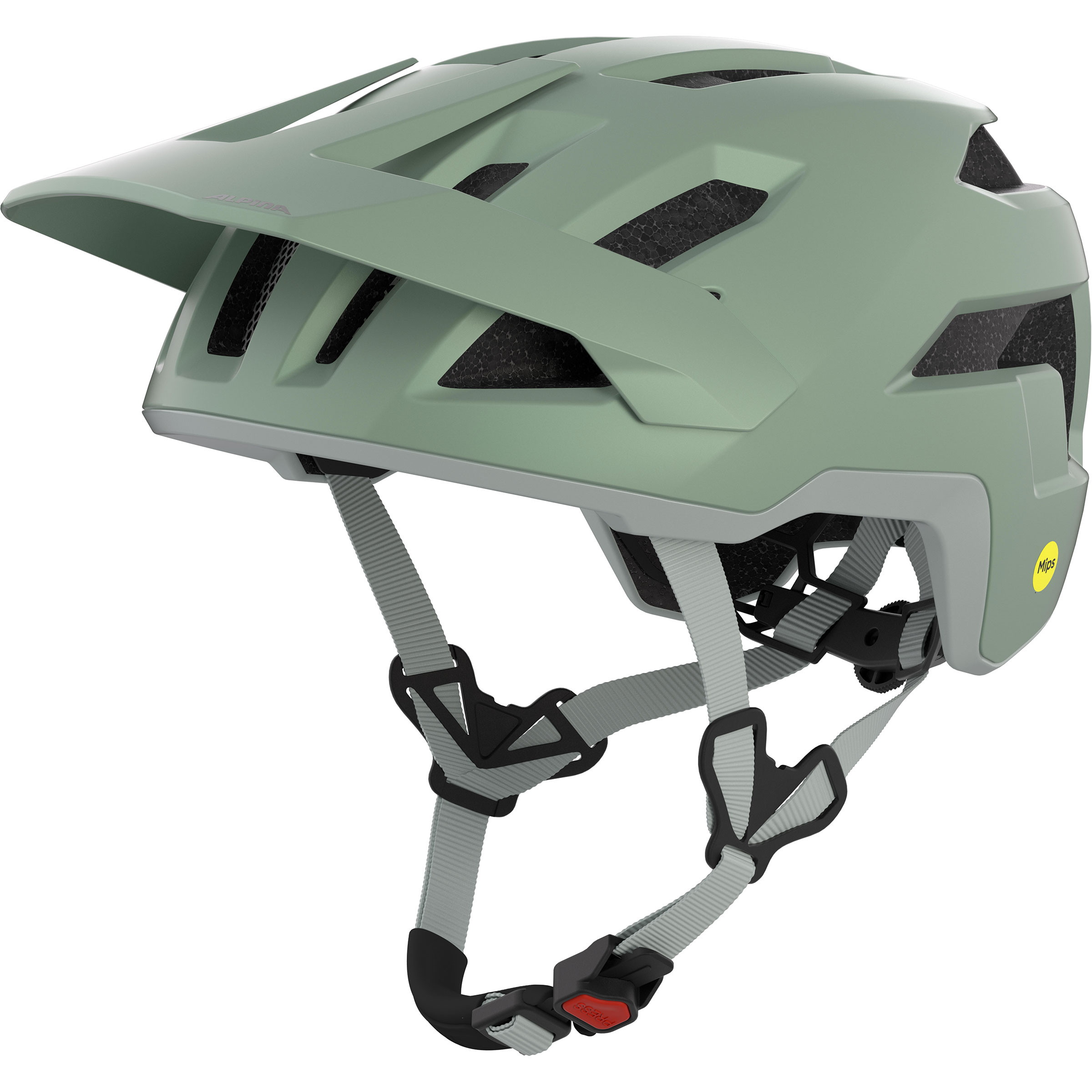 Alpina Taunus Mips Fahrradhelm Fahrradhelme gruen Größe 52-56CM Mountainbike