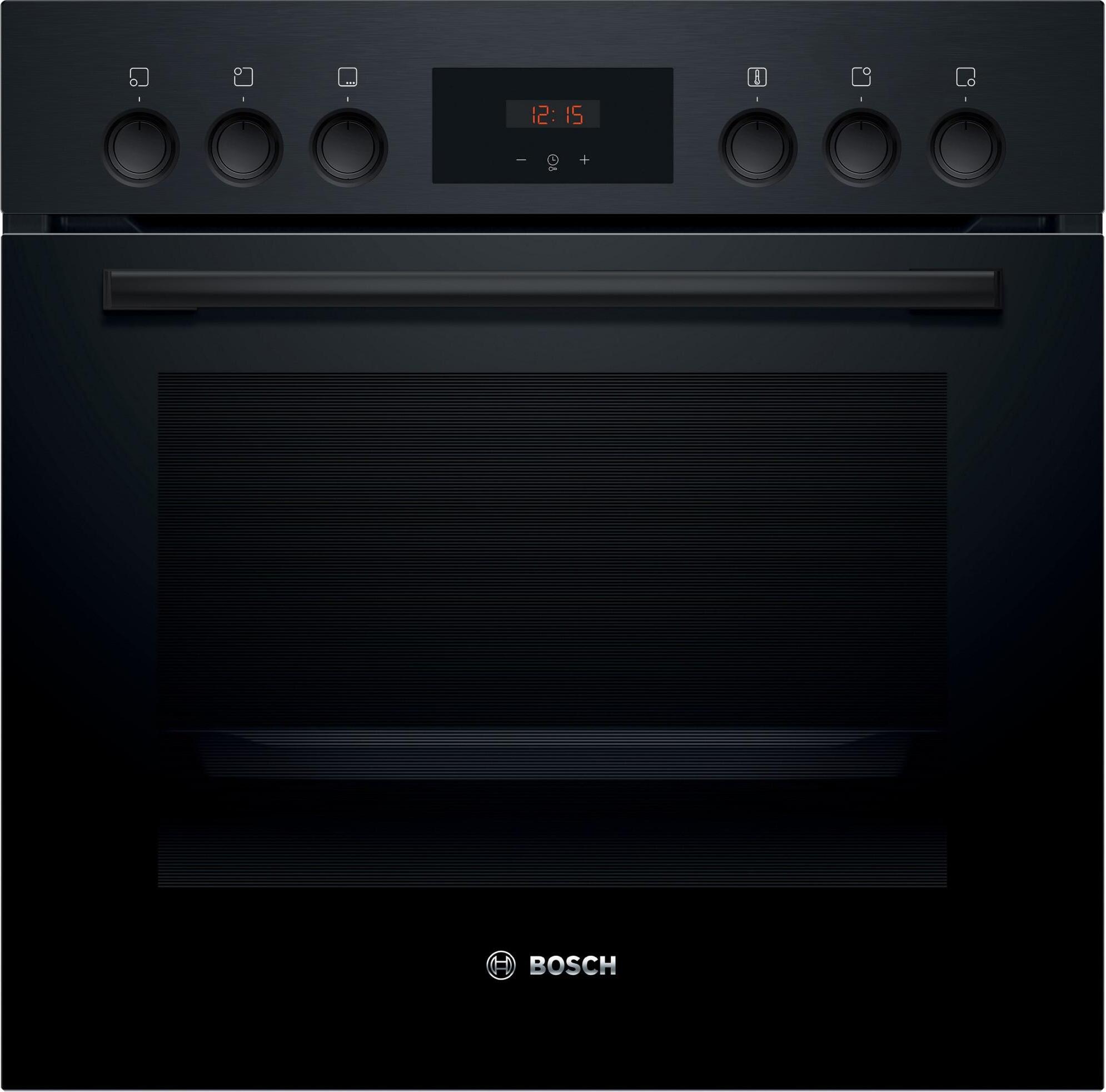 Bosch HEF113BB0 + HEZ431002 + NKN64RGA2E, Keramik, 4 Zone(n), Glaskeramik, Schwarz, Berührung, 58,3 cm