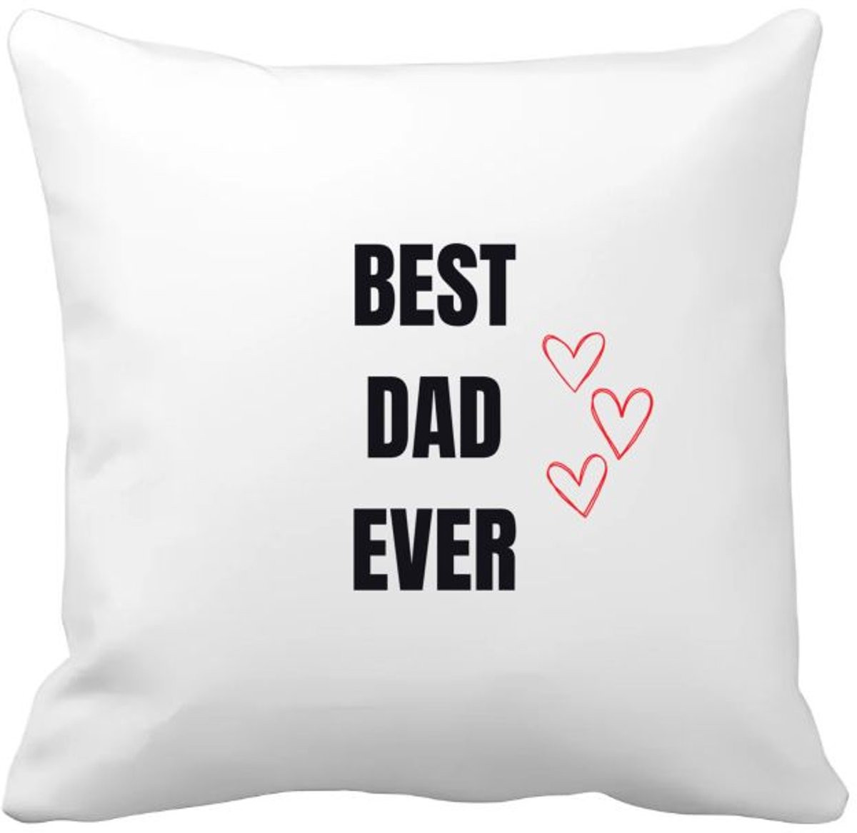 Akyol Kussenhoes Best Dad Ever - Papa - 40 x 40 cm