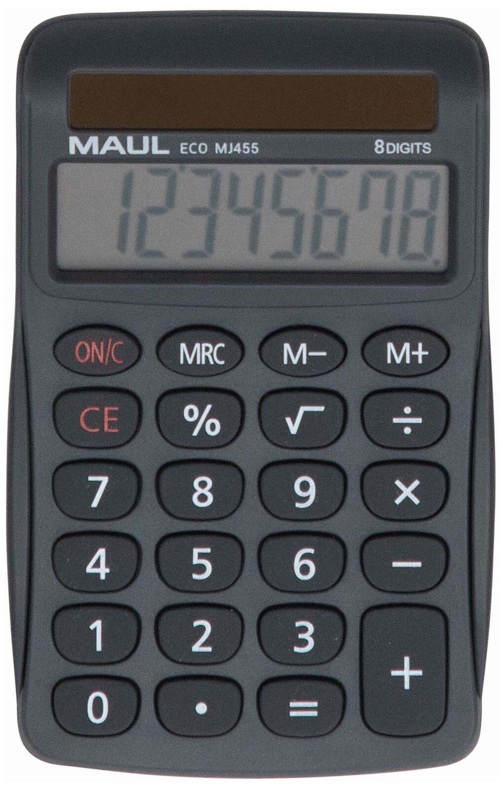 MAUL Tischrechner ECO MJ455 grau 7263184