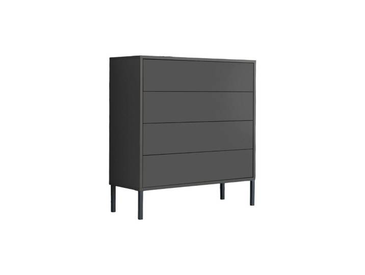 Kommode 79 cm Mailand Typ 3 + Mf, Anthrazit