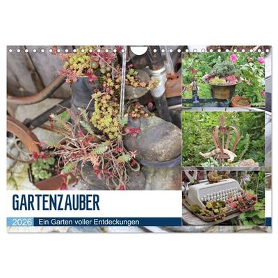 Gartenzauber (Wandkalender 2026 DIN A4 quer), CALVENDO Monatskalender