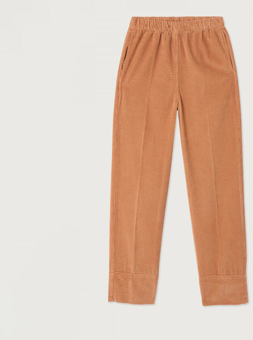 AMERICAN VINTAGE Pantalon carotte en velours PADOW