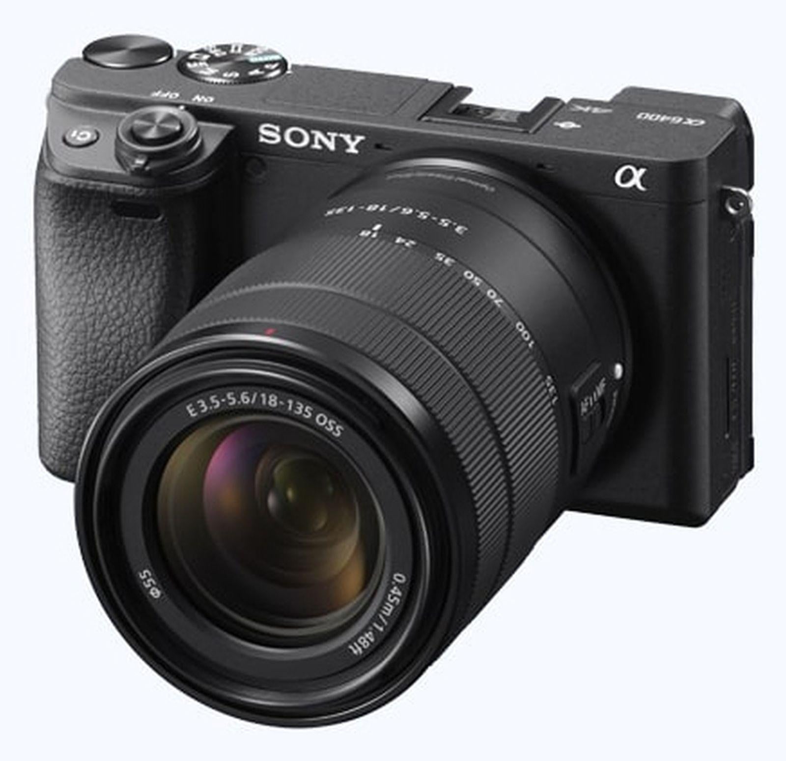 Sony A6400 camera met 18-135mm F3.5-5.6 OSS lens