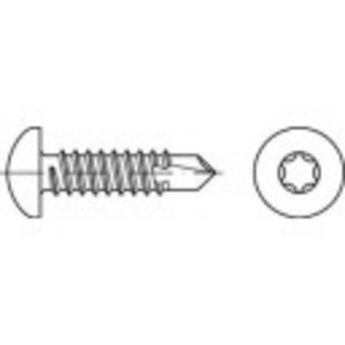 TOOLCRAFT 141590 Bohrschraube 2.9mm 9.5mm T-Profil DIN 7504 Stahl galvanisch verzinkt 1000St.