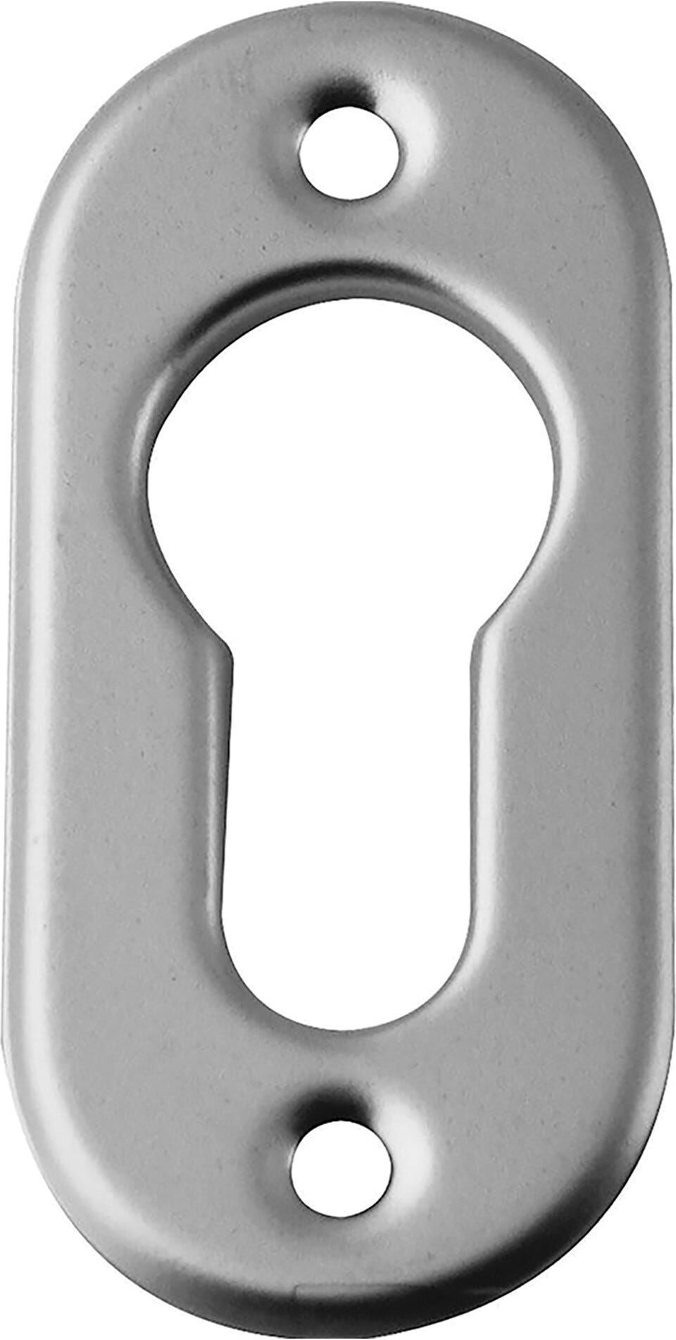 Tecnomat BOCCHETTA PER CILINDRO SAGOMATO FERRO SATINATA Ø 60 mm