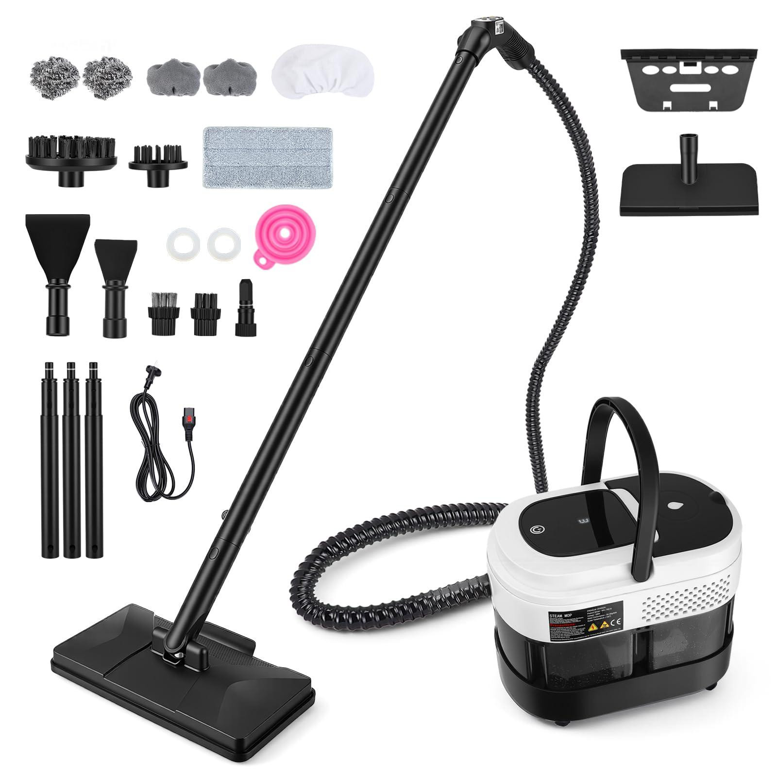 Dripio Stoomreiniger met 1,7 liter tank en 15 accessoires, 2500 W