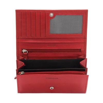 Aufbewahrungstasche LADY, Damen, rot, 100% Leder, Taschen