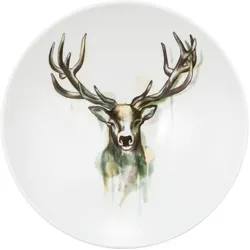 Seltmann Weiden Life Nature Hirsch Pasta-/Suppenteller 23cm, Teller, Mehrfarbig