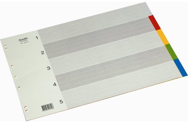 Bantex Strong-Line Faneblad   A3   Tværf.   5-D.