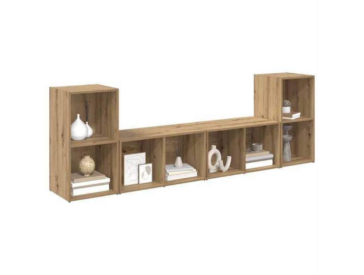 ABBO-SALE* Ensemble meuble TV - Armoire de téléviseur - 4 pcs chêne artisanal 37 x 35 x 72cm SOL610687