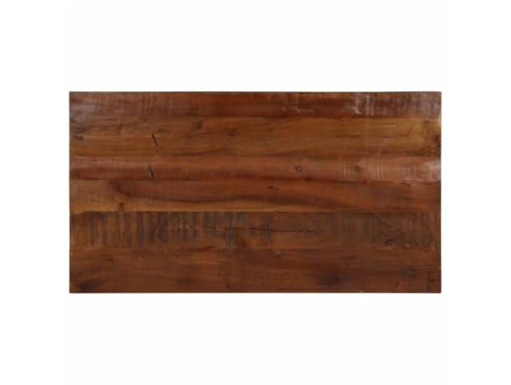 Keeushr Tischplatte 120x70x2,5 cm Massivholz Altholz Rechteckig, Rustikales Design, Vielseitig Kombinierbar, Einfache Reinigung, Handgefertigt