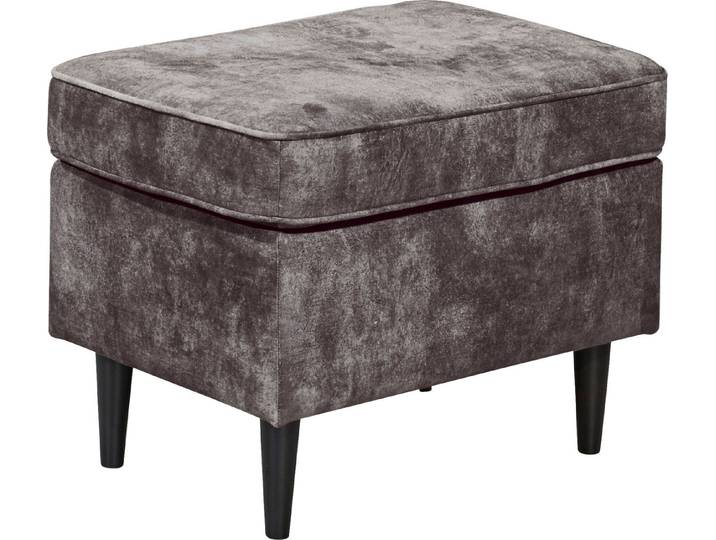 ED EXCITING DESIGN Hocker Oskar, mit Massivholzfüßen