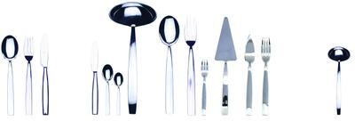 Mepra Mediterranea Flatware Set with H/H Knives (Configuration S) - 113 Pieces