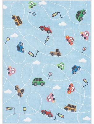 Well Woven Kids Rugs Traffic Modern Machine Washable Area Rug