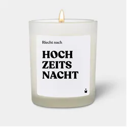 Chatty Candles, Duftkerzen, Duftkerze Woody Riecht nach Hochzeitsnacht