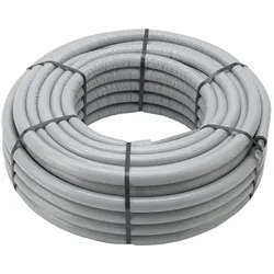 Viega Raxofix PE-Xc-Rohr 20 x 2.8mm silbergrau mit 9mm Rundumisolierung Ring je ...