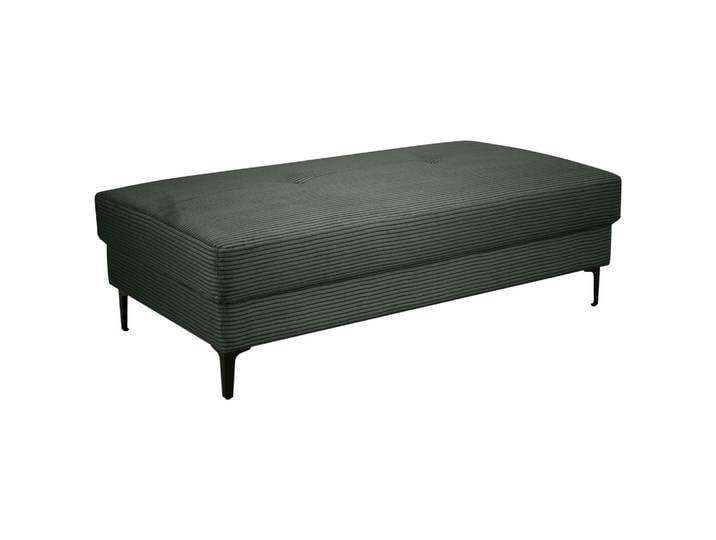 Xora Hocker, Waldgrün, Metall, 140x45x80 cm, Stoffauswahl, Wohnzimmer, Hocker, Sitzhocker