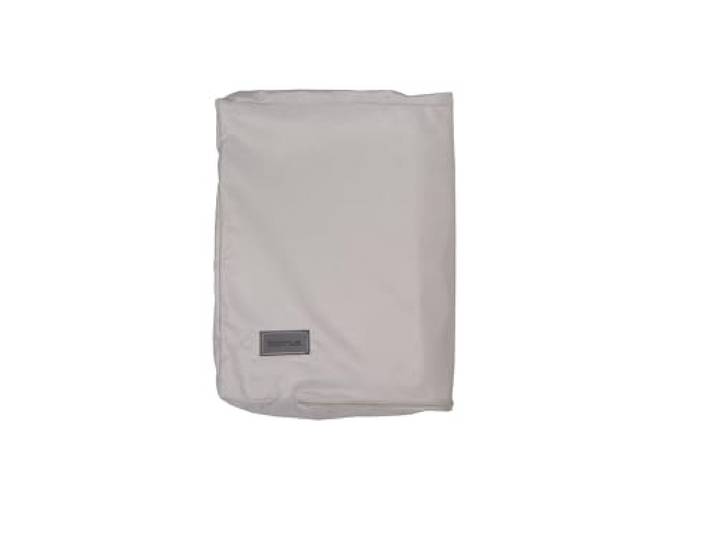 blomus Aufbewahrungshülle -Stay- Schutzhülle für Pouf Hocker Outdoor Farbe Light Gray 60L x 60B x 40H cm Atmungsaktive Wasserabweisende Abdeckung für Gartenmöbel