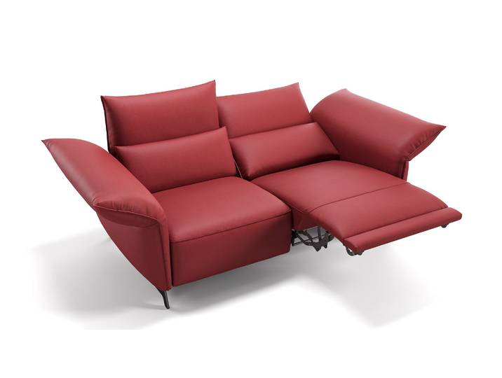 Leder 2-Sitzer CUNEO Ledersofa Couch