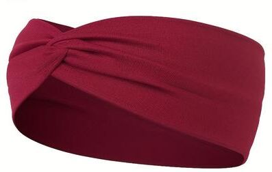 Fusion Finds Comfort Fit Wide Headband Knotted Yoga Headband For Sports, Running & Everyday Style 17