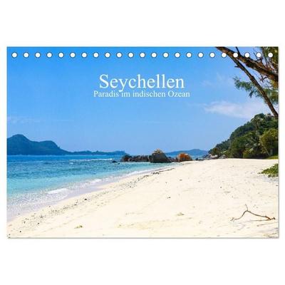 Seychellen - Paradis im indischen Ozean (Tischkalender 2027 DIN A5 quer), CALVENDO Monatskalender