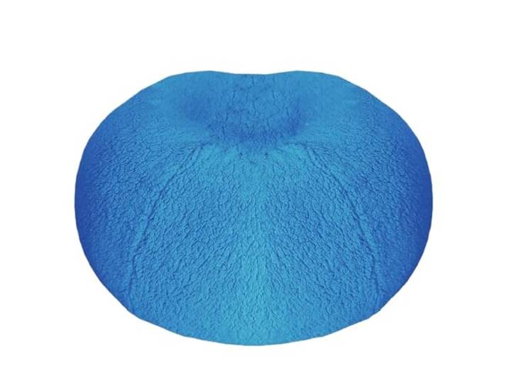 MKYYIOED Sitzsackbezug Bean Bag Pouf Cover Kein Füllstoff im Inneren(Seablue,D100cm-cover)