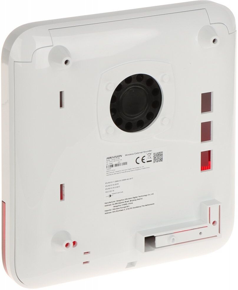 Hikvision Ds-Ps1-Ii-We/red Nuova Sirena Radio Da Interno Con Comunicazione A 2 Vie Ds-Ps1-2-We Ax Pro