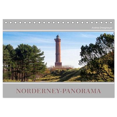 Norderney-Panorama (Tischkalender 2026 DIN A5 quer), CALVENDO Monatskalender