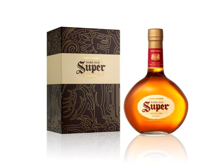 NIKKA Super Nikka Rare Old, whisky assemblé japonais, avec étui - Notes fruitées et épicées - Origine : Japon - 43 % d'alcool - 70 cl
