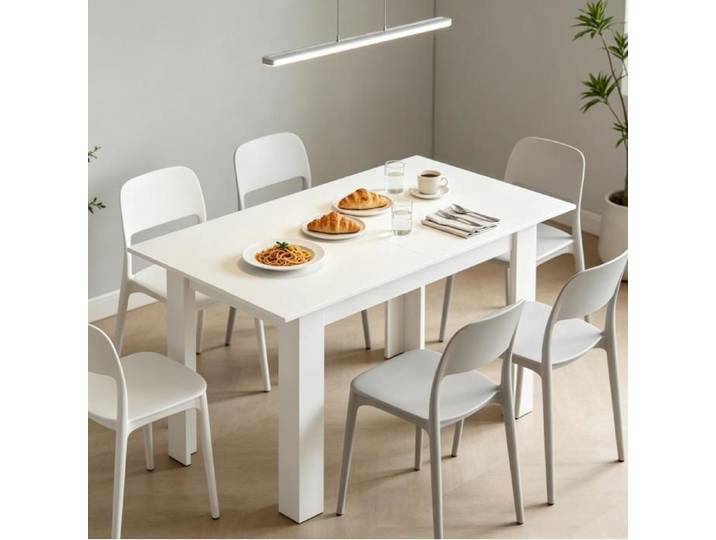 Table à manger extensible avec rallonge table de salle à manger moderne