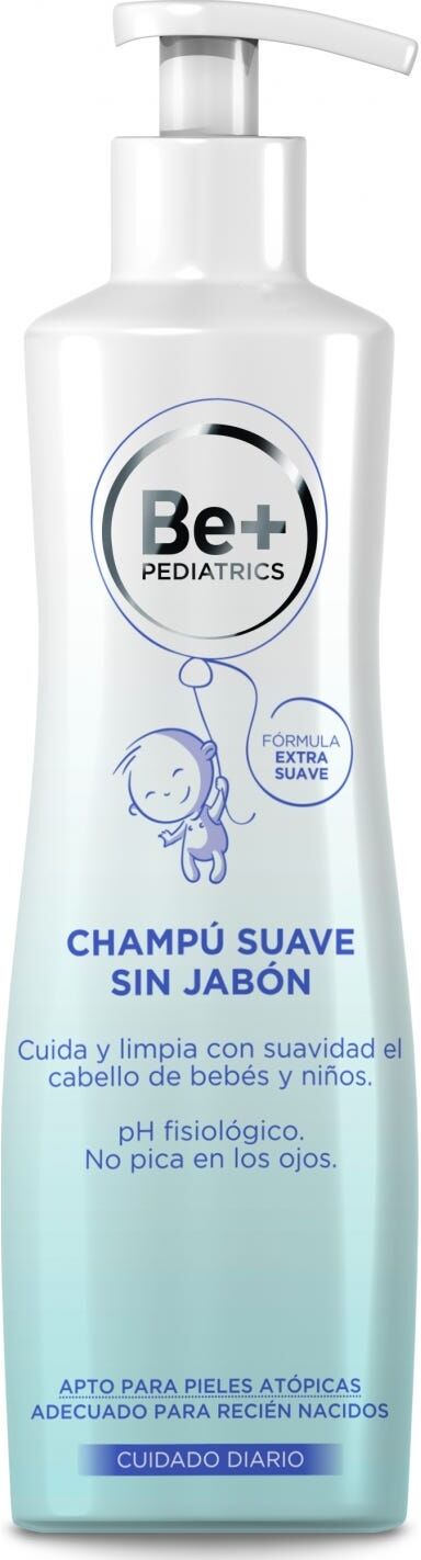 Be+ Pediatrics Champú Suave Sin Jabón 300 ml