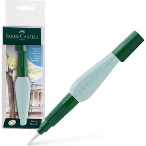 Faber-Castell Pinsel 185105 Water Brush, 6 ml Wassertank, mittel, 1 Stück